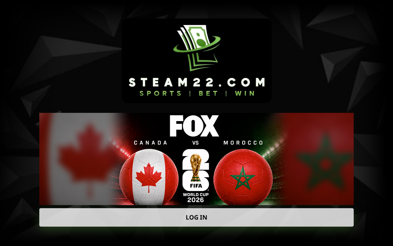Steam22 homepage screenshot